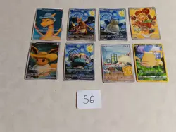 8 Pokemon x Van Gogh Black Star Promo ACG Art Card -Read Description - Image 1
