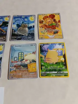8 Pokemon x Van Gogh Black Star Promo ACG Art Card -Read Description - Image 3