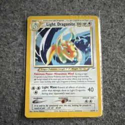 Light Dragonite 14/105 (Neo Destiny) Nintendo 2000 Vintage Pokemon TCG Card - Image 1