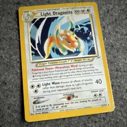 Light Dragonite 14/105 (Neo Destiny) Nintendo 2000 Vintage Pokemon TCG Card - Image 4