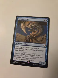 Synapse Sliver ~ Near Mint Commander Masters MTG Magic UltimateMTG Blue Card - Image 1