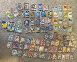 90s Pokemon Card Lot Rare Fossil Dragonite, 1st Edition, WOTC & Trivia 100 Pcs - Image 1