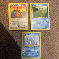 90s Pokemon Card Lot Rare Fossil Dragonite, 1st Edition, WOTC & Trivia 100 Pcs - Image 2