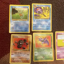 90s Pokemon Card Lot Rare Fossil Dragonite, 1st Edition, WOTC & Trivia 100 Pcs - Image 4