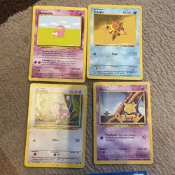 90s Pokemon Card Lot Rare Fossil Dragonite, 1st Edition, WOTC & Trivia 100 Pcs - Image 5