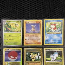 Old Pokemon Cards Mix VINTAGE Rare Collection binder Pages Holo WOTC Mixed TCG - Image 2