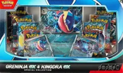 Pokemon Trading Card Game Greninja ex and Kingdra ex Special Collection Box - Image 1