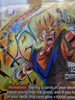 Dragon Ball Super Card Fusion FB04-130 SCR Vegito Sealed Championship Top 16 ENG - Image 3
