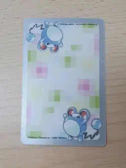 Rare 2000 Japanese Pokemon Poker QWILFISH Silver Deck Part 2 Playing Card - Image 3