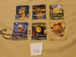 6 Pokemon x Van Gogh Black Star Promo ACG Art Card - read description - Image 1