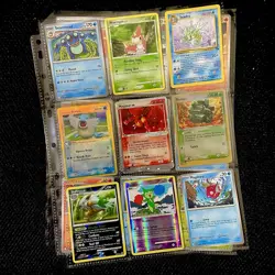 Old Pokemon Cards Mix VINTAGE Rare Collection binder Pages Holo WOTC Mixed TCG - Image 1