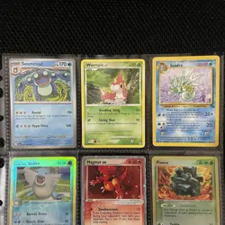 Old Pokemon Cards Mix VINTAGE Rare Collection binder Pages Holo WOTC Mixed TCG - Image 3