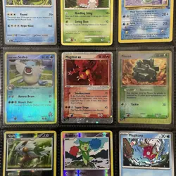 Old Pokemon Cards Mix VINTAGE Rare Collection binder Pages Holo WOTC Mixed TCG - Image 5