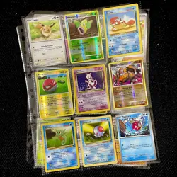 Old Pokemon Cards Mix VINTAGE Rare Collection binder Pages Holo WOTC Mixed TCG - Image 1