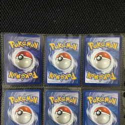 Old Pokemon Cards Mix VINTAGE Rare Collection binder Pages Holo WOTC Mixed TCG - Image 4
