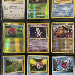 Old Pokemon Cards Mix VINTAGE Rare Collection binder Pages Holo WOTC Mixed TCG - Image 5