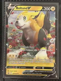 Boltund V SWSH219 Pokemon Sword & Shield Promo Holo Card - Image 1