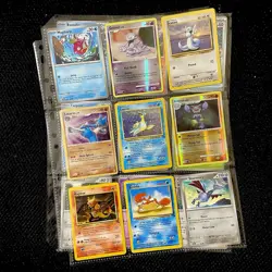 Old Pokemon Cards Mix VINTAGE Rare Collection binder Pages Holo WOTC Mixed TCG - Image 1