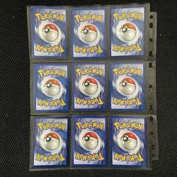 Old Pokemon Cards Mix VINTAGE Rare Collection binder Pages Holo WOTC Mixed TCG - Image 2