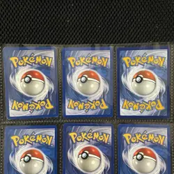 Old Pokemon Cards Mix VINTAGE Rare Collection binder Pages Holo WOTC Mixed TCG - Image 4