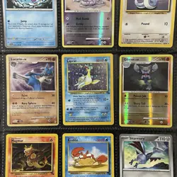 Old Pokemon Cards Mix VINTAGE Rare Collection binder Pages Holo WOTC Mixed TCG - Image 5