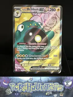Pokemon Card Iono’s Ionos Bellibolt ex 172/159 Journey Together Full Art Holo NM - Image 1