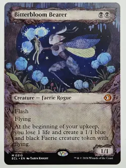 MTG Lorwyn Eclipsed - ECL 0310 Bitterbloom Bearer (Showcase) - Mythic - Image 1
