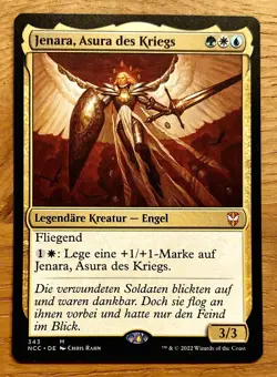 Mtg Magic: Jenara, Asura des Kriegs, Asura of War, DEUTSCH Engel Legende Mythic - Image 1