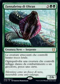 MTG OHRAN FROSTFANG EXC - ZANNABRINA DI OHRAN - CMD2019 - MAGIC - Image 1