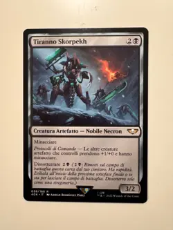 Magic MTG • Tiranno Skorpekh (Skorpekh Lord) • Warhammer 58 • R • ITA • MINT - Image 1