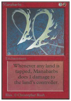 MTG MANABARBS IT PLAYED - MANA SPINATO - FWB - MAGIC - Image 1