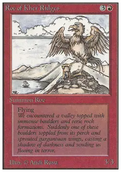 MTG ROC OF KHER RIDGES IT EXC - ROC DELLE CRESTE DI KHER - FWB - MAGIC - Image 1