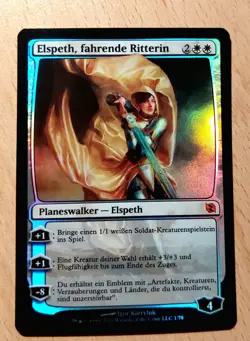 Mtg Magic: FOIL Elspeth, fahrende Ritterin, Knight-Errant, DEUTSCH Planeswalker - Image 2