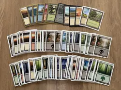 Magic the Gathering lot de 88 terrains - 76 Salvat Hachette [collection] - Image 1