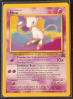 Pokemon Mew #8 Wizard Black Stars Promo - ENG - Vintage Cards - Image 1