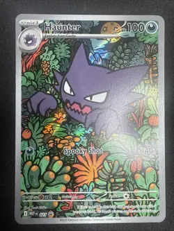 Haunter 027 Illustration Rare Promo Mega Evolutions Pokemon NM Pokemon Card 2 - Image 1