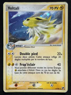 VOLTALI 6/100 EX TEMPETE DE SABLE RARE HOLO FR POKEMON CARD - Image 1