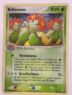 Bellossom R EX Forze Segrete 3/115 R Rara Holo Foil R Pokemon R Italiano R Good - Image 1