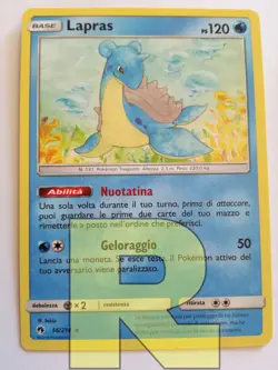 Lapras R Tuoni Perduti 56/214 R Rara R Pokemon R Italiano R Errecards - Image 1