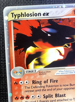 Typhlosion ex 99/100 EX Sandstorm Holo LP Pokemon 2003 - Image 3