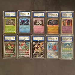 Pokemon Graded Bundle Of 10 Slabs - Image 1