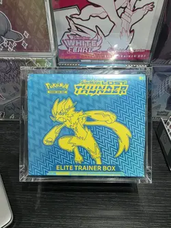 Pokemon: Sun & Moon Lost Thunder Elite Trainer Box | Sealed with Acrylic Case 🔥 - Image 1