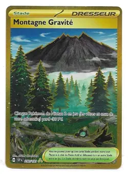 CARTE POKEMON DRESSEUR MONTAGNE GRAVITE 250/191 ECARLATE ET VIOLET ETINCELLES DE - Image 1