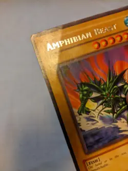 Heavily Played Condition- Amphibian Beast LON-008 Rare Labyrinth of Nightmare HP - Image 3
