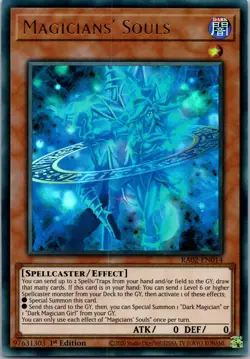 Yugioh Magicians' Souls RA02-EN014 1st Edition Ultra Rare NM - Image 1