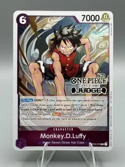 Monkey.D.Luffy (Judge Pack Vol. 2) OP03-070 One Piece Promotion Cards Foil - Image 1