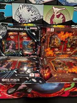 One Piece Card Game: Illustration Box (IB-05) Vol.5 x2 ✅ & Vol.6 x2 ✅ SHIPS FAST - Image 1