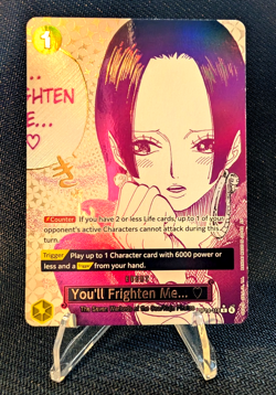 One Piece TCG You’ll Frighten Me. OP14-118 Alt Art Event - English - Image 1