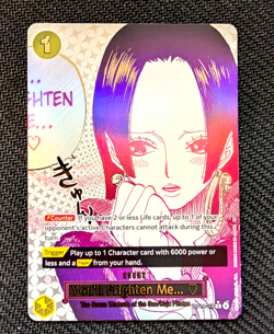 One Piece TCG You’ll Frighten Me. OP14-118 Alt Art Event - English - Image 2