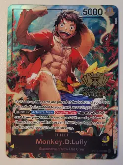 One Piece Monkey D Luffy ST13-003 2nd Anniversary NM - English - Image 1